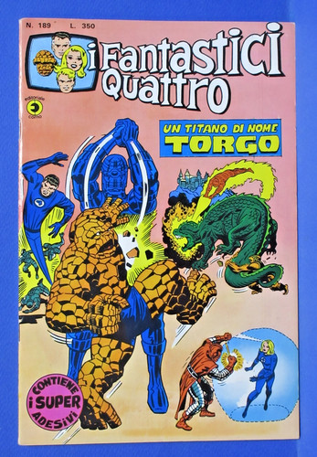 Fantastici quattro 189 - 189, prima